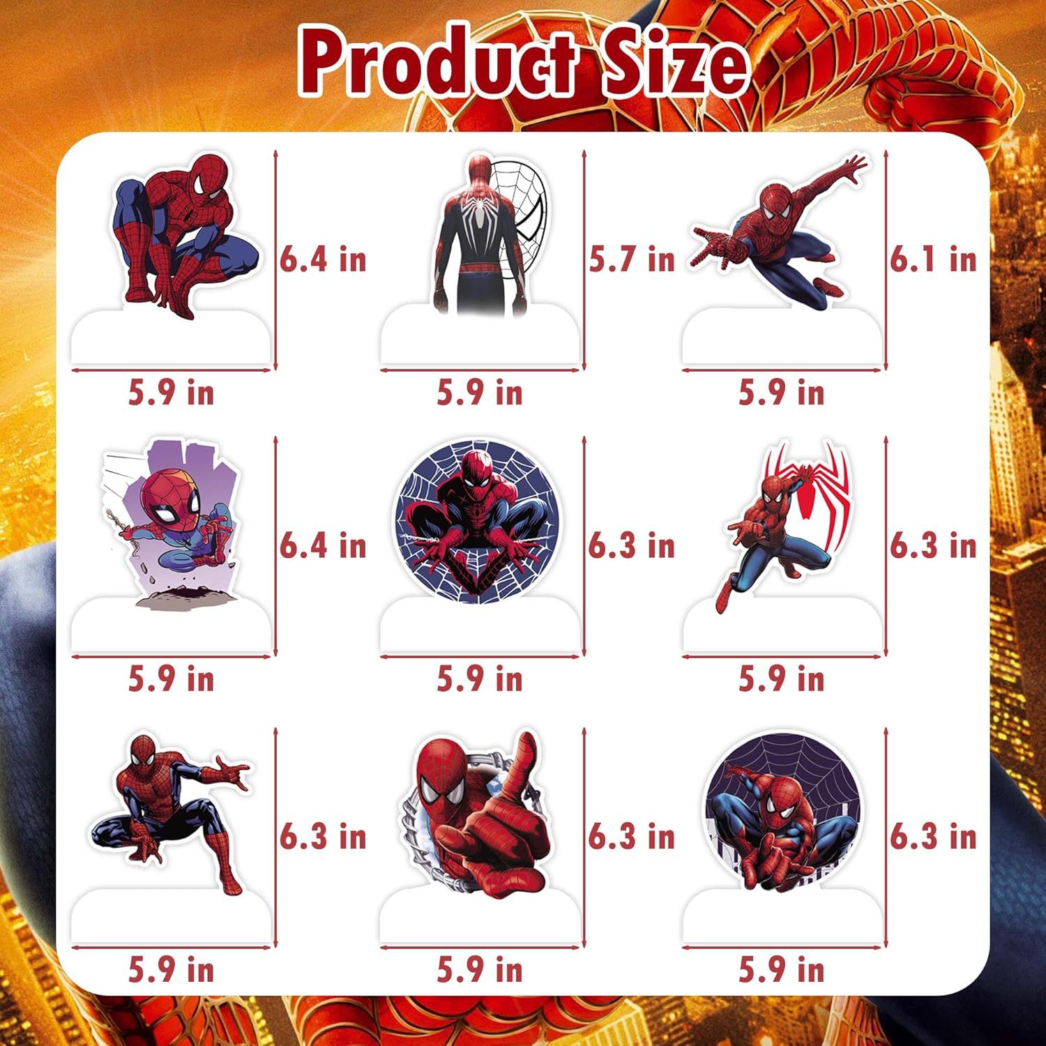 Spider-Man party supplies supe - Home Improvement Furniture บทวิจารณ์และราคา