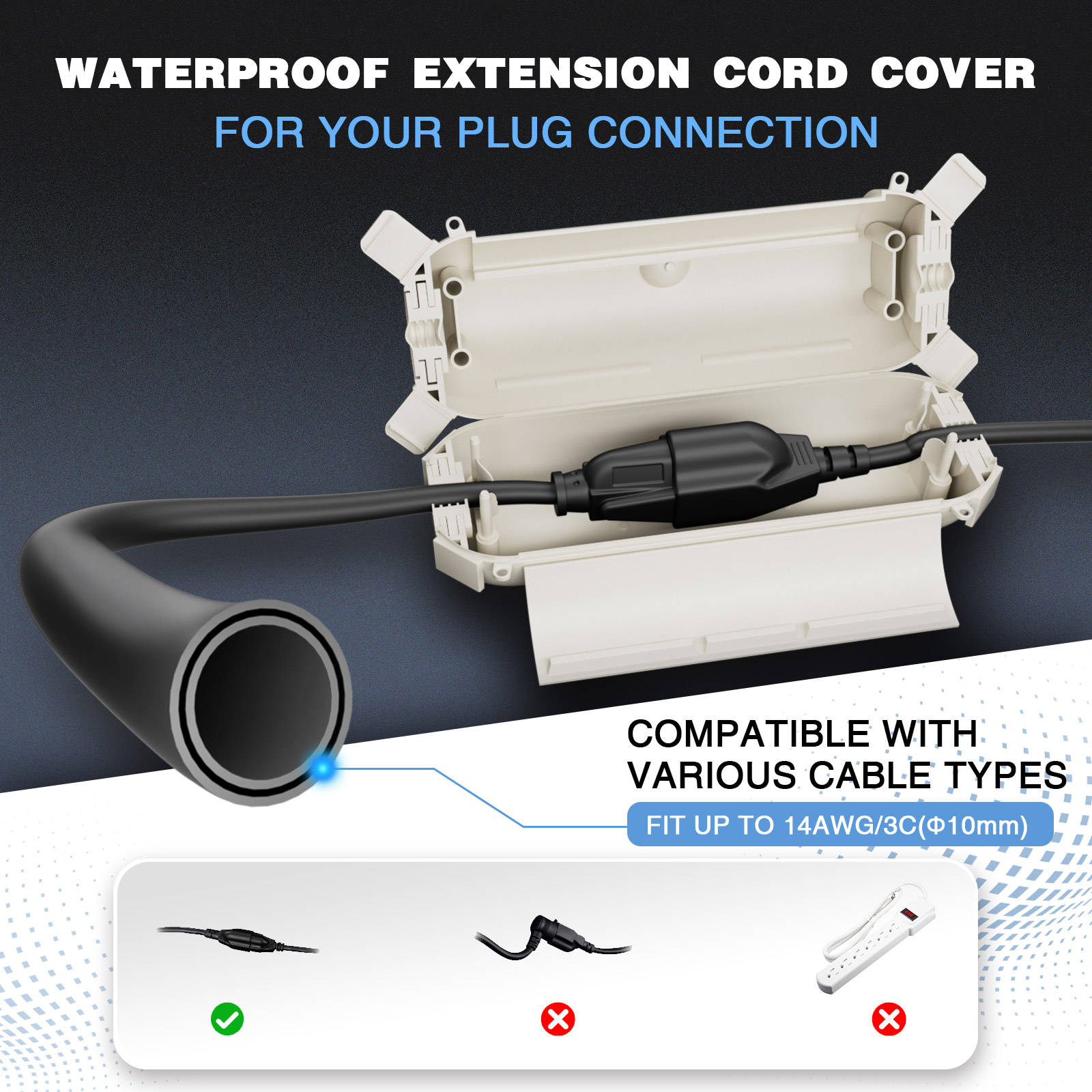 2 Pack Waterproof Outdoor Conn - Electrical Outlet Cover บทวิจารณ์และราคา