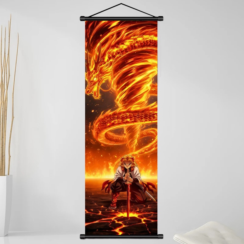 Demon Slayer Kyojuro Rengoku H - Home Improvement Furniture บทวิจารณ์และราคา