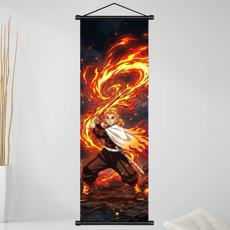 Demon Slayer Kyojuro Rengoku H - Home Improvement Furniture บทวิจารณ์และราคา