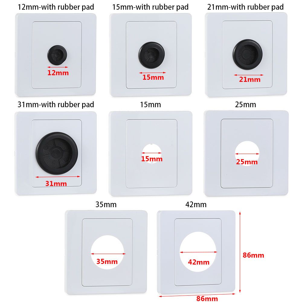 1Pcs 86Type Wall Blank Panel W - Electrical Outlet Cover บทวิจารณ์และราคา