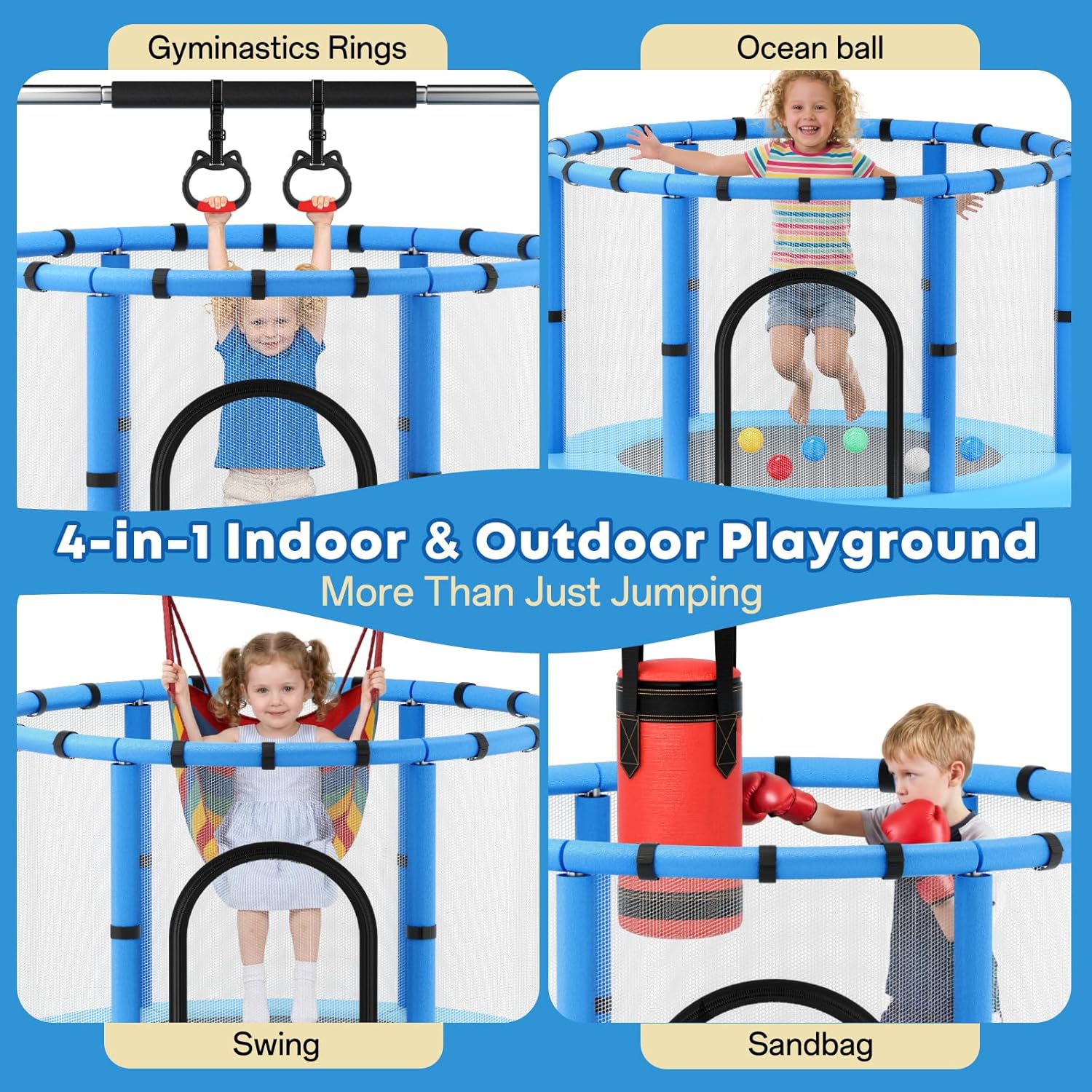 Toddler Trampoline,Trampoline  - Home Improvement Furniture บทวิจารณ์และราคา