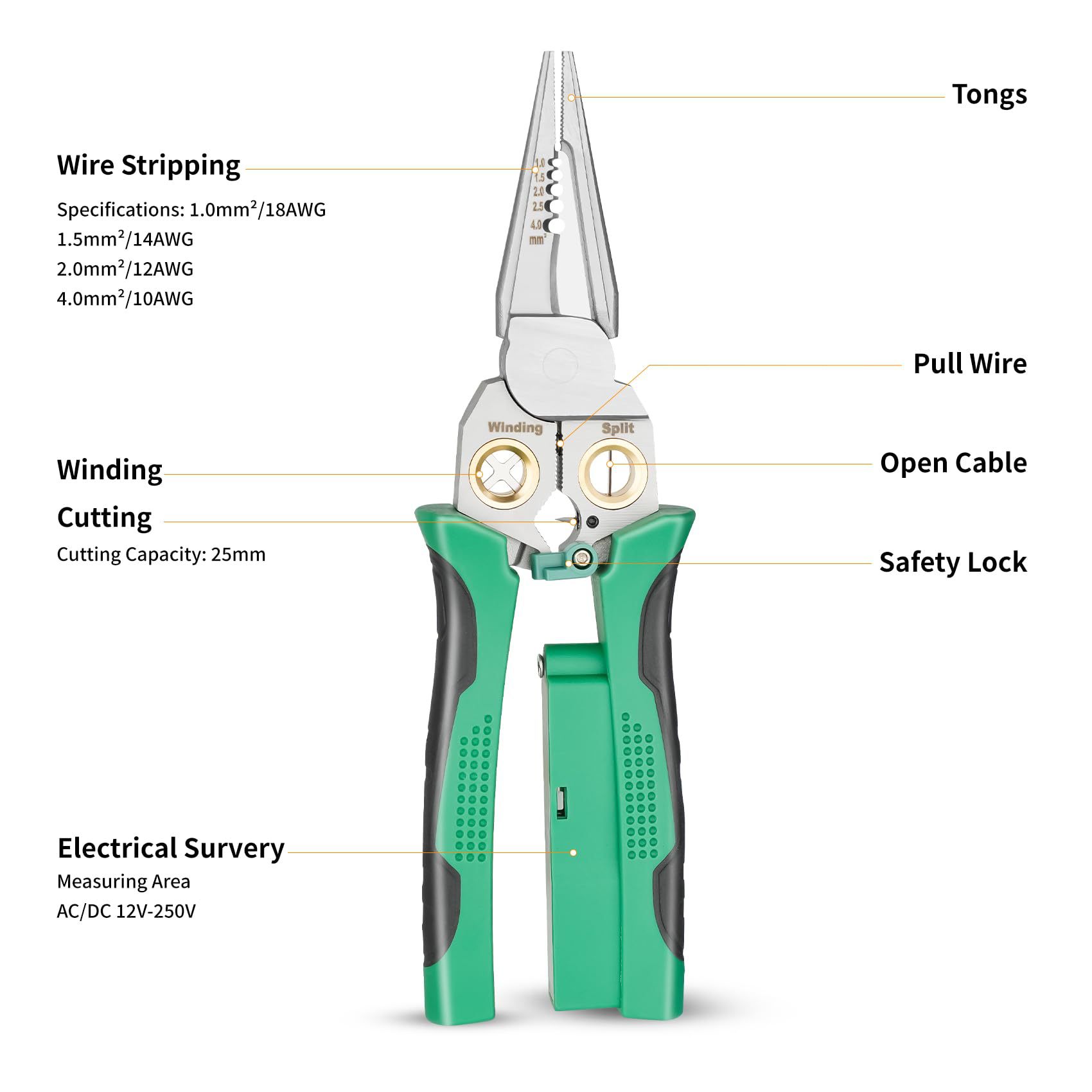 8-in-1 Multifunction Wire Stri - Home Improvement Cast บทวิจารณ์และราคา