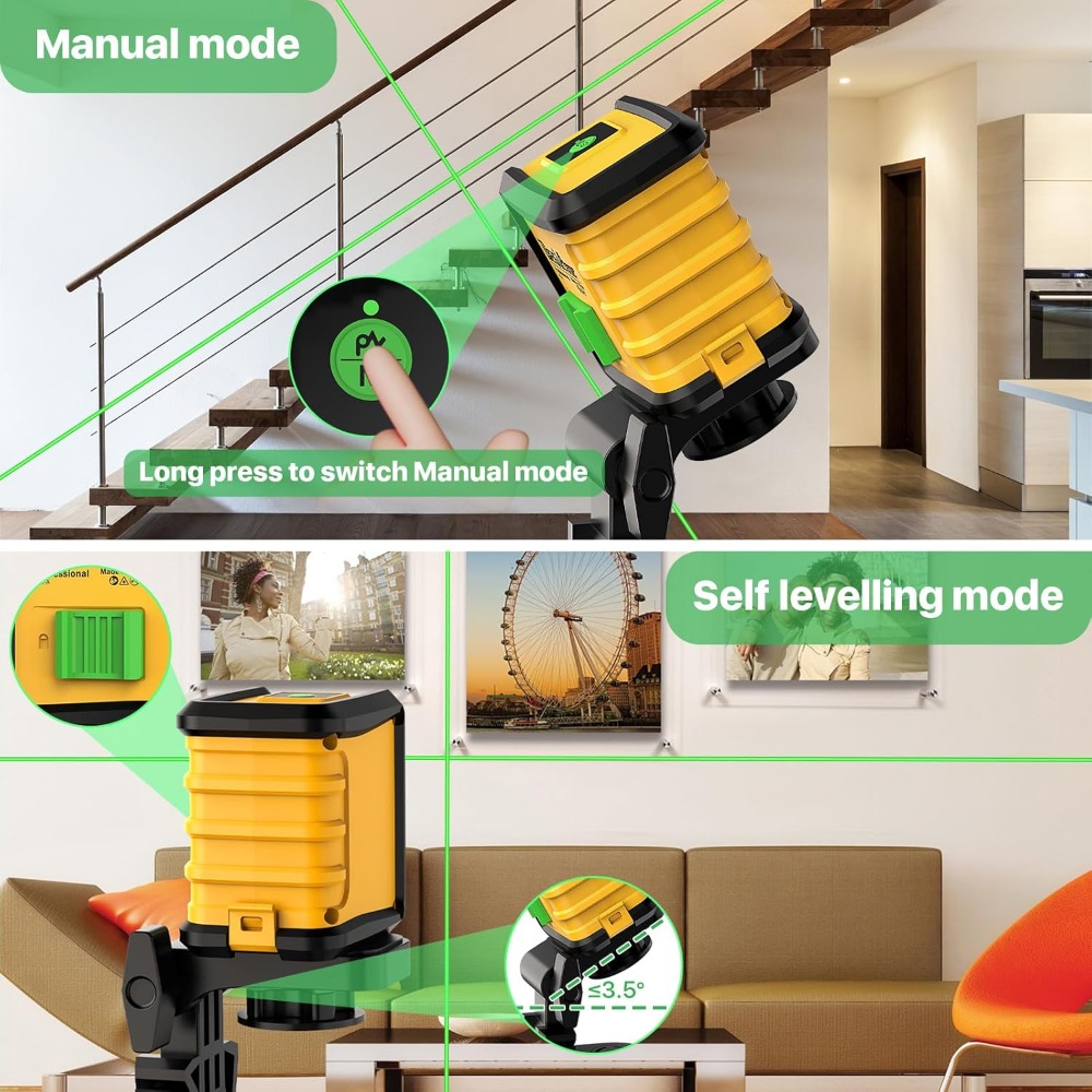 Self-Leveling Green Cross Line - Level Laser Line บทวิจารณ์และราคา