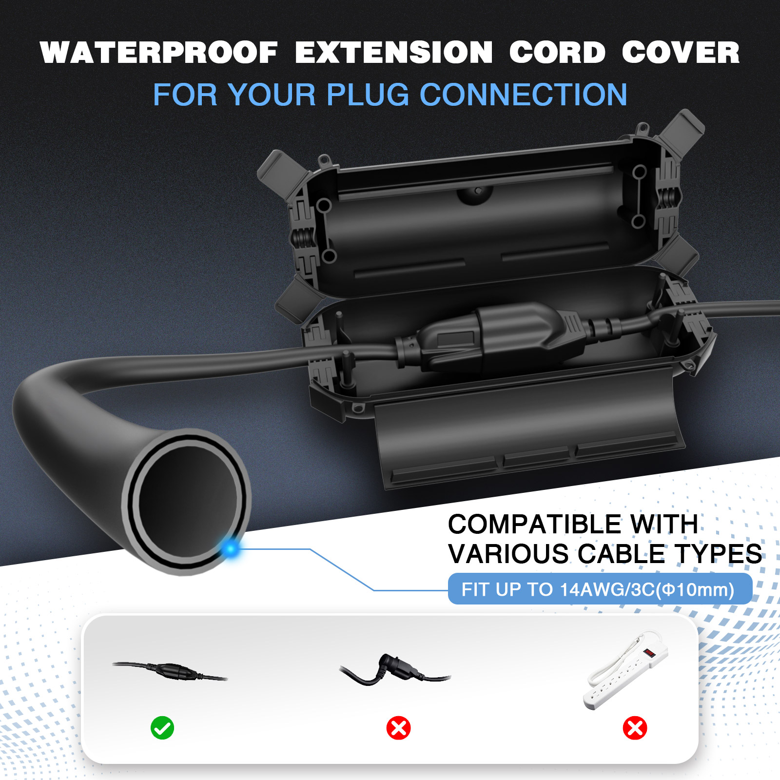 Weatherproof Outdoor Extension - Electrical Outlet Cover บทวิจารณ์และราคา