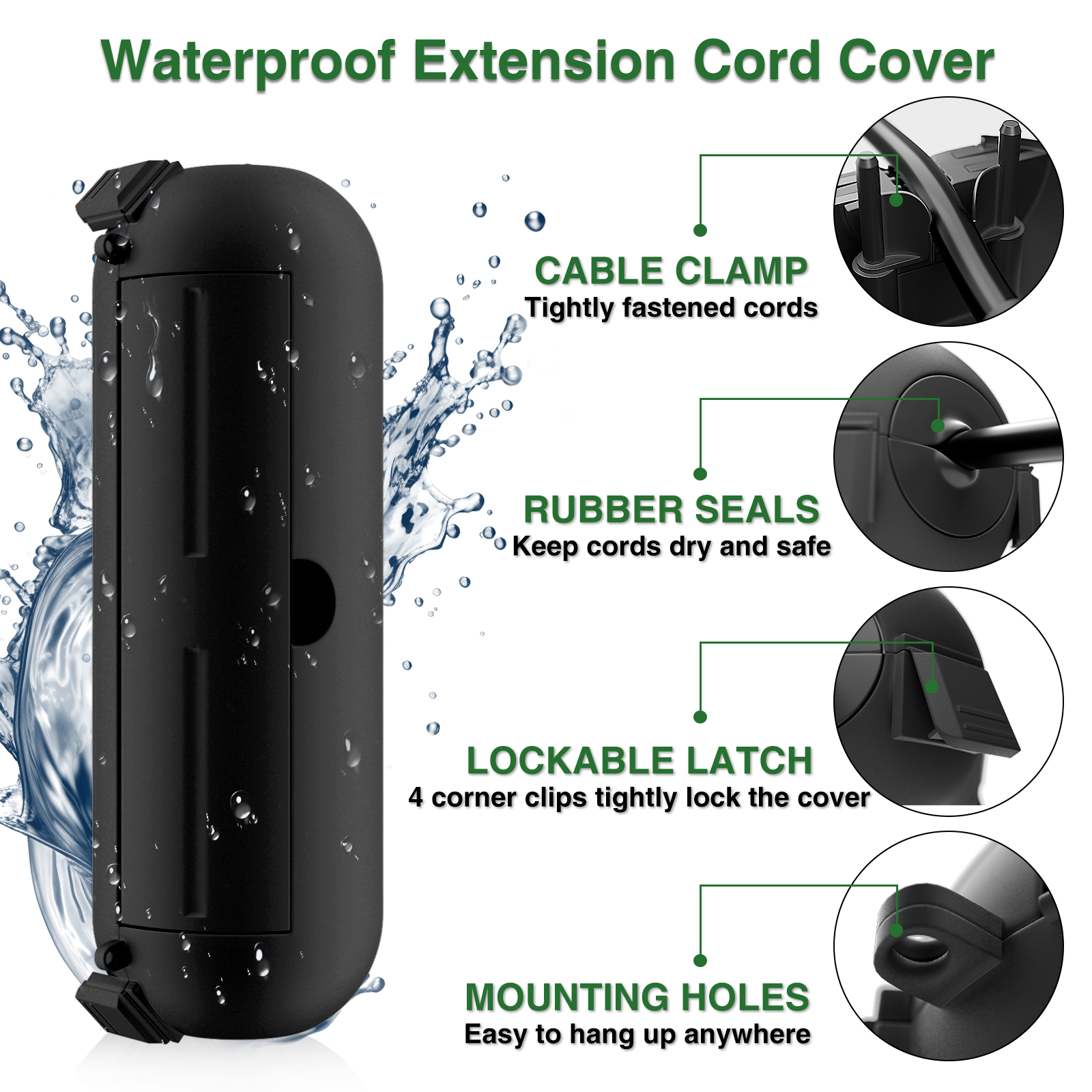 Weatherproof Outdoor Extension - Electrical Outlet Cover บทวิจารณ์และราคา