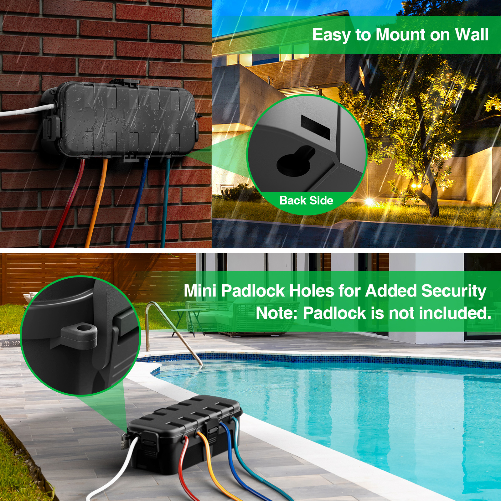 Medium Outdoor Electrical Box, - Electrical Outlet Cover บทวิจารณ์และราคา