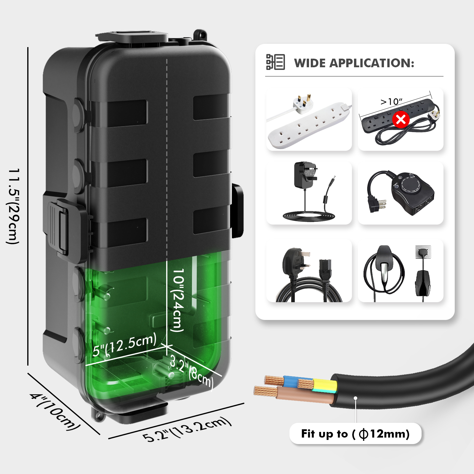 Medium Outdoor Electrical Box, - Electrical Outlet Cover บทวิจารณ์และราคา