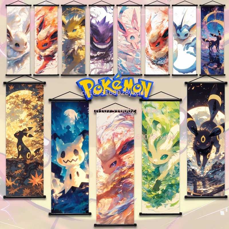 Pokemon Anime Poster Scroll Pa - Home Improvement Furniture บทวิจารณ์และราคา